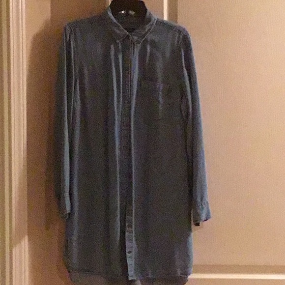 Abercrombie and Fitch Denim Dress Xl - Picture 1 of 2